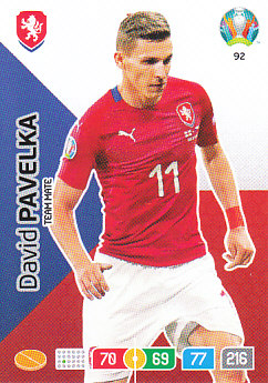 David Pavelka Czech Republic Panini UEFA EURO 2020#092